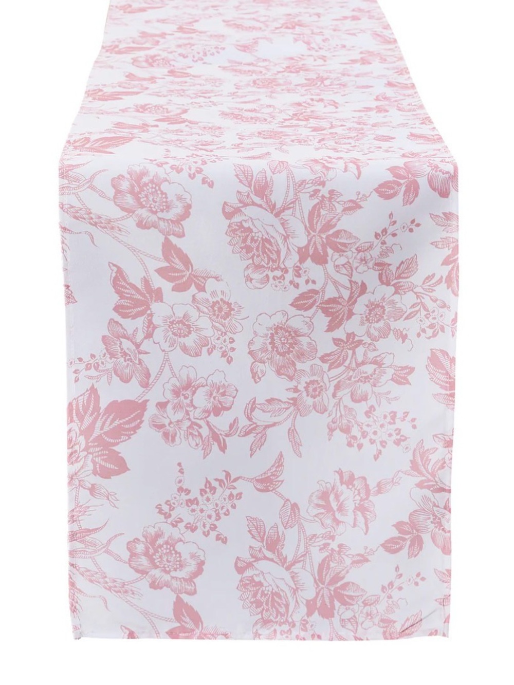 Pink Floral Table Runner and Napkin Set